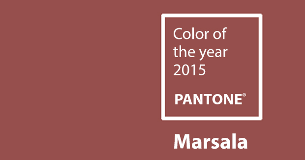 Pantone Color of the Year - Marsala