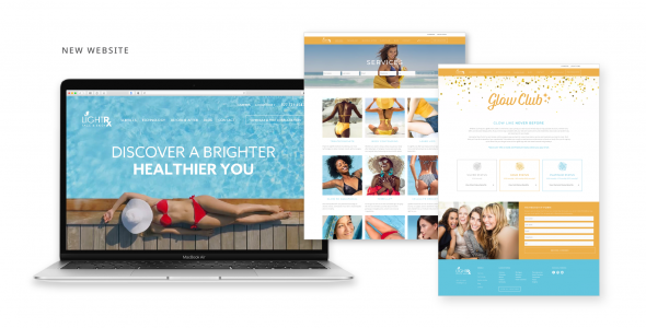 LightRx website brand refresh